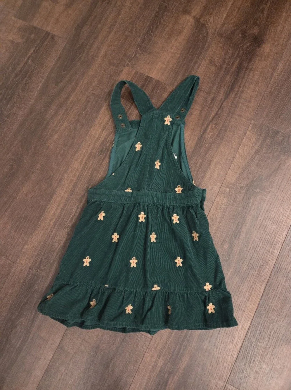 Gymboree Gingerbread Corduroy Skirtall Christmas Cabin Dress